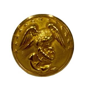 25 USMC Uniform Button Waterbury Button Co Eagle Globe Anchor w/ Stars Pre-1943